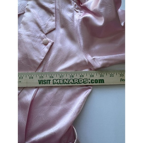 Vintage Fredericks Of Hollywood Long Mermaid Pink Dress Hi Lo Made USA 13 - Picture 16 of 16